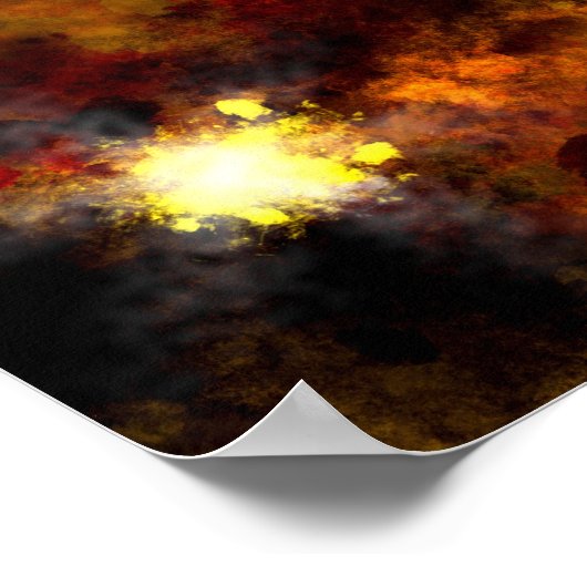 ランカスター爆撃機夜襲 ポスター (角)