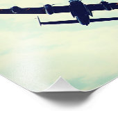 ランカスター爆撃機。 フォトプリント            (角)