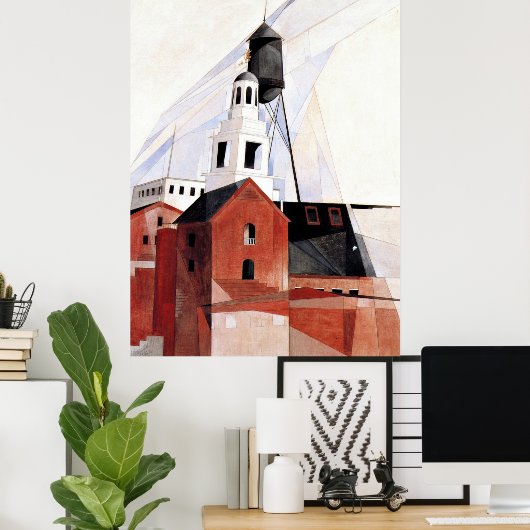 ランカスター絵画ス・チャールズ・デムース ポスター (ホームオフィス)