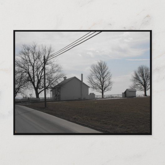 ランカスター郡の冬~ 20 ポストカード (正面)