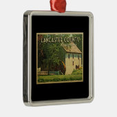 ランカスター郡ペンシルバニア メタルオーナメント (右)