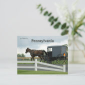ランカスター・ペンシルバニア州アミッシュ・カントリー ポストカード (スタンド正面)