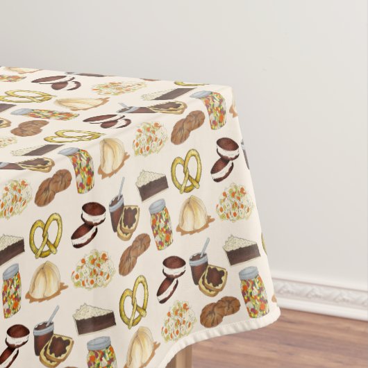 ランカスター， PAペンシルバニアオランダアミッシュフーズ テーブルクロス (インサイチュ)