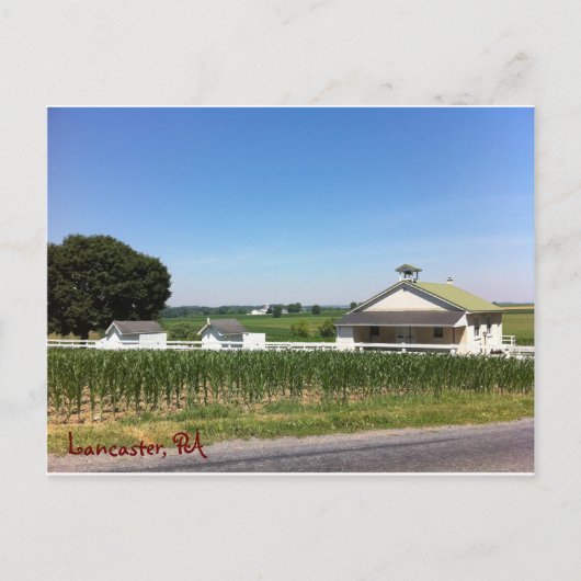 ランカスター, PAワンルームスクールハウス ポストカード (正面)