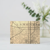 ランカスター、PAヴィンテージマップ ポストカード (スタンド正面)