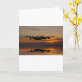 ランカスターBomber the home stretch カード (黄色い花)