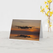 ランカスターBomber the home stretch カード (黄色い花)