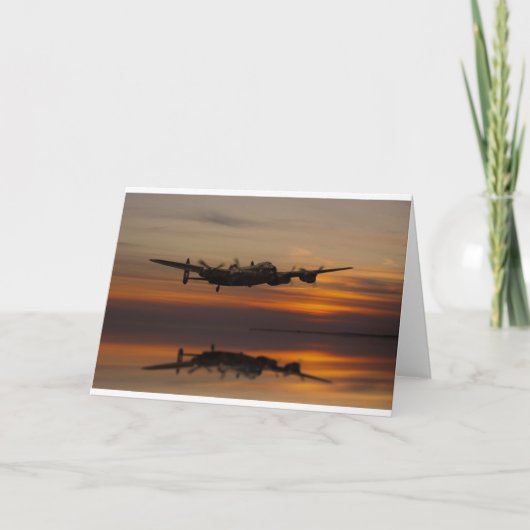 ランカスターBomber the home stretch カード (正面)