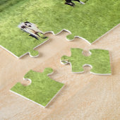 ランカスターPA – 牧草地に牛がいるファミリーファーム ジグソーパズル (側面)