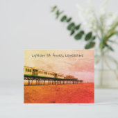 ランカビクトリアンシャーの聖アンネス埠頭 ポストカード (スタンド正面)