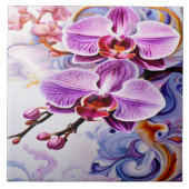 ランカラフルス開花 タイル (正面)