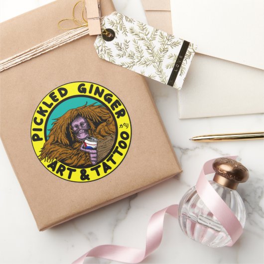 ランガステッカー ラウンドシール (ギフト)