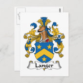 ランガー家紋 ポストカード (正面/裏面)