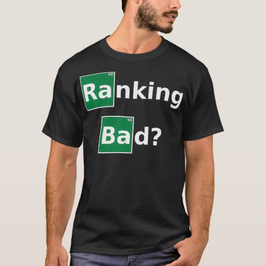 ランキング不良おもしろいデザインSEO EpertsOnline Mark Tシャツ (正面)