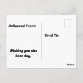 ランキン・フェストの誕生日 ポストカード (裏面)