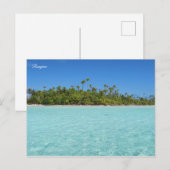 ランギロア熱帯島 ポストカード (正面/裏面)