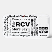 ランクチョイス投票ワード大文字と小文字を区別するタフ Case-Mate iPhoneケース (裏面 (横))