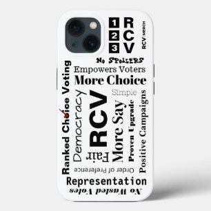 ランクチョイス投票ワード大文字と小文字を区別するタフ iPhone 13ケース
