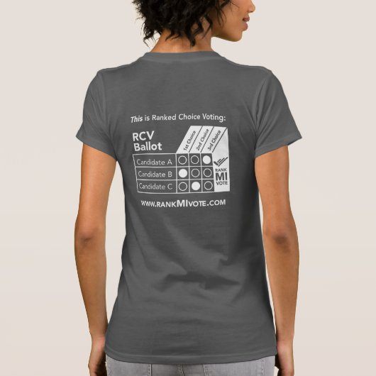 ランクMI投票T型 Tシャツ (裏面)