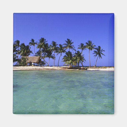 ラングアナ・カイエ,ベリーズ マグネット (正面)