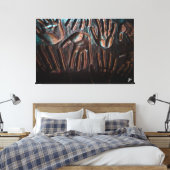 ラングリーダウンタウン#1 キャンバスプリント (インサイチュ (寝室))