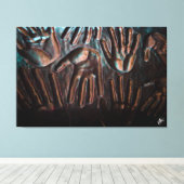 ラングリーダウンタウン#1 キャンバスプリント (インサイチュ (ウッドフロア))