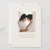 ラングリー結婚式招待状トゥーブライド 招待状 (裏面)