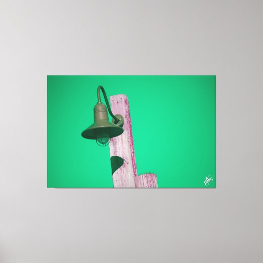 ラングリー電灯シリーズ#10 キャンバスプリント (正面)