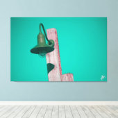 ラングリー電灯シリーズ#11 キャンバスプリント (インサイチュ (ウッドフロア))