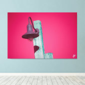 ラングリー電灯シリーズ#4 キャンバスプリント (インサイチュ (ウッドフロア))