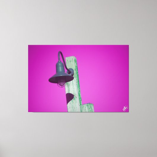 ラングリー電灯シリーズ#6 キャンバスプリント (正面)