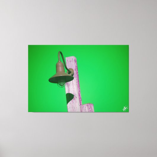 ラングリー電灯シリーズ#8 キャンバスプリント (正面)