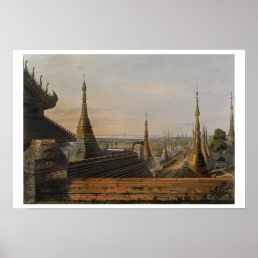 ラングーンTを見た東路の景色 ポスター (正面)