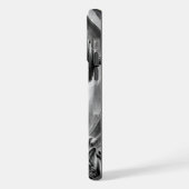 ラング・メトロポリスの献上品。レトロ未来的な女性 –  iPhoneケース (左側面)