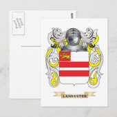 ランケスター家紋（ファミリー crest） ポストカード (正面/裏面)