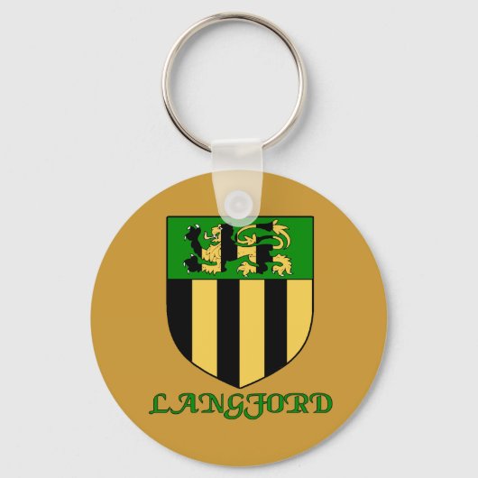 ランゴフォードファミリーシールドキーチェーン キーホルダー (正面)