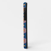 ランゴリ花ポルカブルーiPhone 5/5sのXtreme Case Case-Mate iPhoneケース (裏面/左)