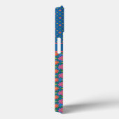 ランゴリ花水玉模様オンブルーiPad Mini ケース Case-Mate iPhoneケース (裏面 / 右)