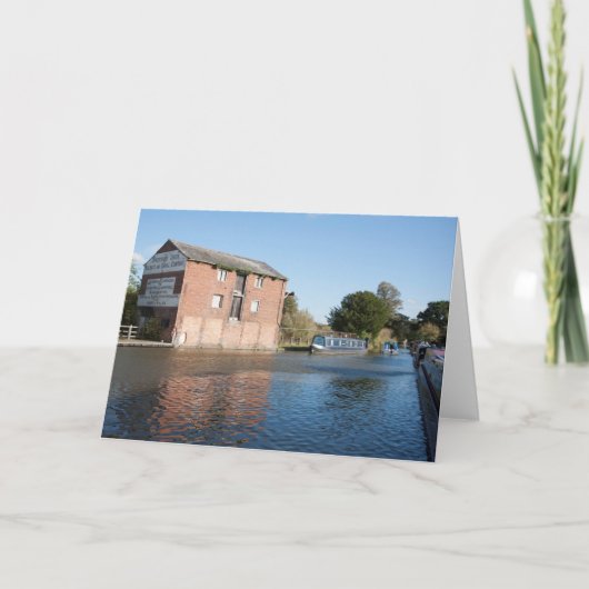 ランゴレン運河エレスメアイングランド サンキューカード (正面)