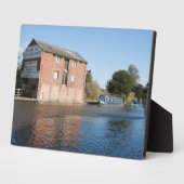 ランゴレン運河エレスメアイングランド フォトプラーク (側面)