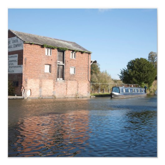 ランゴレン運河エレスメアイングランド フォトプリント            (正面)