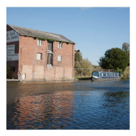 ランゴレン運河エレスメアイングランド ポスター