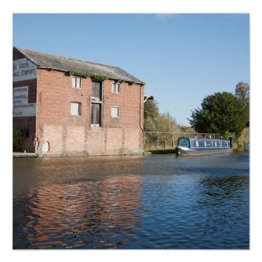 ランゴレン運河エレスメアイングランド ポスター (正面)