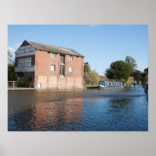 ランゴレン運河エレスメアイングランド ポスター (正面)