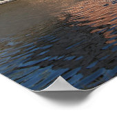 ランゴレン運河エレスメアイングランド ポスター (角)