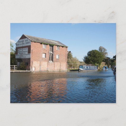 ランゴレン運河エレスメアイングランド ポストカード (正面)