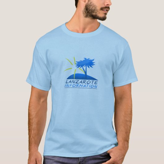 ランサロテ島情報の人のT Tシャツ (正面)