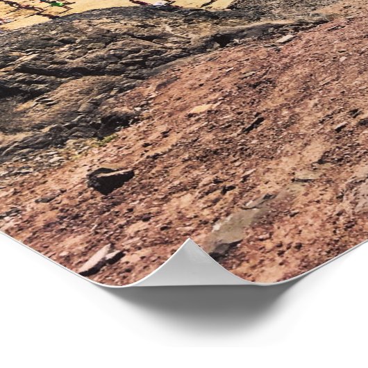 ランサローテの南海岸プラヤデルパパガヨ ポスター (角)