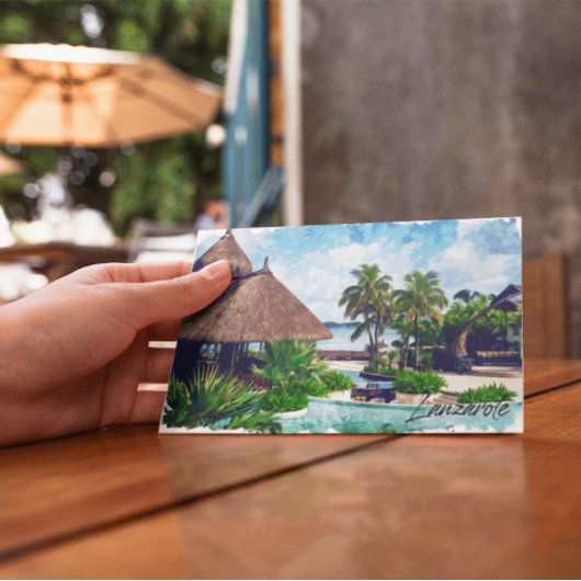 ランサローテカナリア諸島スペイン熱帯地方 ポストカード