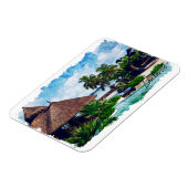 ランサローテカナリア諸島スペイン熱帯地方 マグネット (左側)